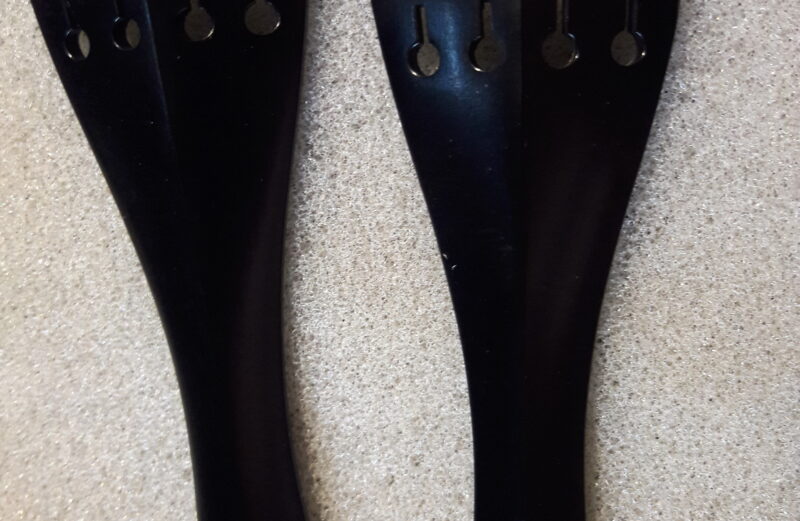 Violin English-Tailpiece-with-gold-freat-ebony